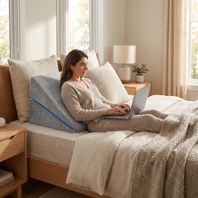RESIGILAT Perna suport 3-in-1 reglabila 11/19/30 cm, memory foam, anti-reflux/anti-sforait