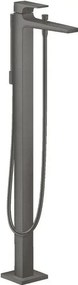 Baterie cada-dus freestanding Hansgrohe Metropol crom-negru periat