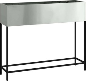 vidaXL Ghiveci ridicat pentru grădină Argintiu 100 x 26 x 82 cm