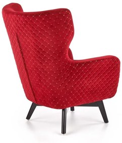 Fotoliu tapitat Marvel Velvet visiniu – H103 cm