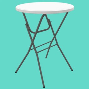 Masă rotundă pliabilă de tip „bar”