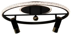 Plafonieră LED dimabilă LED/60W/230V 3000-6500K negru + telecomandă