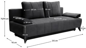 Canapea extensibilă Buno (kronos 22) . 1063827