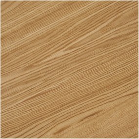 Masă de dining extensibilă cu aspect de lemn de stejar cu blat suplimentar 90x180 cm Darwin – House Nordic