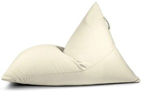 Fotoliu bean bag crem cu tapițerie din țesătură bouclé Razzmatazz – SLOWDOWN