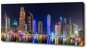 Tablouri tipărite pe pânză Dubai timp de noapte