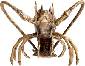Obiect decorativ din alama masiva design LUX Lobster