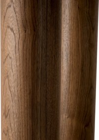 Masa rotunda LUX, Marmura, Furnir Nuc, Presedio 120cm