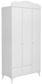 Set de mobilier pentru camera bebelusului Sansa Buyuyen - White, Alb, 95x67x175 cm