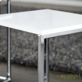 Set de 3 masute albe design modern-lucios, Fusion A-11839 VC