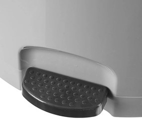 Coș de gunoi gri cu pedală din plastic 3 l – Orion