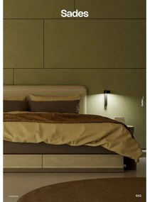 Redo 01-4643 - Aplica de perete LED SADES, 6W, 230V, CRI 90, USB, negru