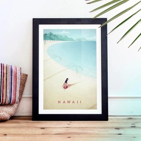 Poster Travelposter Hawaii, 30 x 40 cm