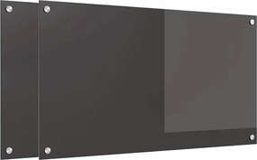 vidaXL Panou de bucătărie 2 pcs Gri închis 90 x 50 cm