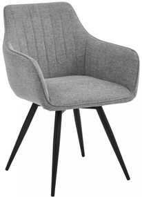 Scaun rotativ Ballo gri/negru Brego07