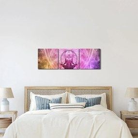 Tablou meditație (cu ceas) (90x30 cm)