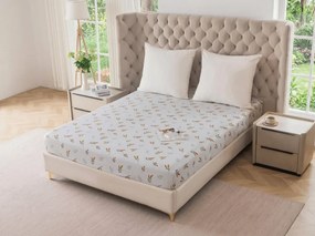 Cearsaf din microfibra VELIORA alb 180x200 cm