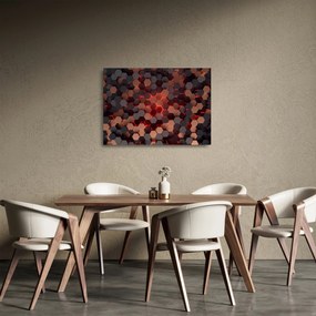 Tablou pe sticlă - Abstracția futuristă (70x50 cm)