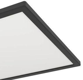 Plafonieră LED de exterior Eglo 901443 ROVITO 17,6W/230V 39x39 cm IP44 negru