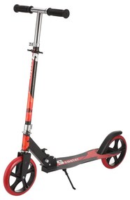 Trotineta copii si adolescenti NOVOKIDS™ Storm EVO PRO, Maxim 100 kg, Functie Super Brake, Maner reglabil pe inaltime, Diametru roata 200 mm, Rosu