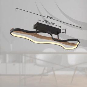 Lustră LED aplicată BEZZY LED/30W/230V Globo 67181D