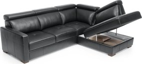 Colțar lemn masiv Ergo 260×89–101×209 cm - Stânga