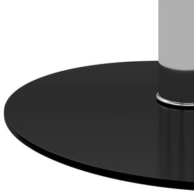 Masa de cafea, negru, 40 cm, sticla securizata 1, Negru