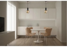 Lustră pe cablu JANTAR WOOD 1xE27/60W/230V