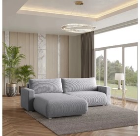 OFERTA Coltar extensibil TAFIRA, gri deschis, reversibil, calitatea a II-a