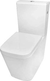 Set vas wc cu capac si rezervor aparent Fluminia Paris