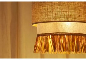 Brilagi - Candelabru pe cablu WINNETOU BOHO 1xE27/15W/230V pr. 25 cm maro/crem