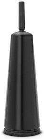 Perie pentru toaleta Brabantia ReNew 90300276, 42 cm, Design discret, Negru