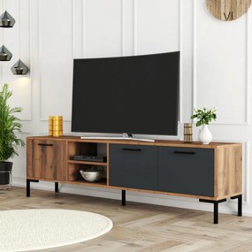 Comoda TV Aurora1590 Walnut Antracit