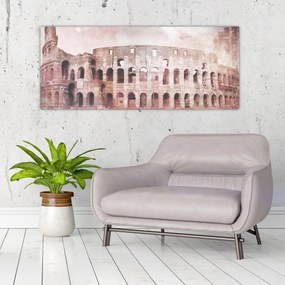 Tablou - Carte poștală de epocă a orașului N⁰2 (120x50 cm)