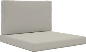 vidaXL Perna pentru canapea de exterior 2 pcs Gri Poliester