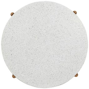 Masă de cafea Terracina acacia/terazzo, natural ø84,5x38,5 cm