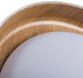 Plafonieră LED Kanlux 37317 NIFU LED/17,8W/230V d. 43 cm alb/maro