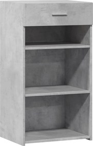 vidaXL Dulap, gri beton, 50x42,5x93 cm, lemn prelucrat
