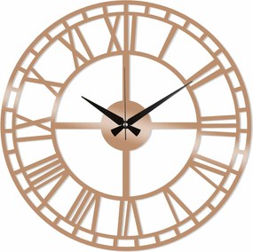 Ceas de perete 891TNL2134, auriu, metal, 48x48 cm