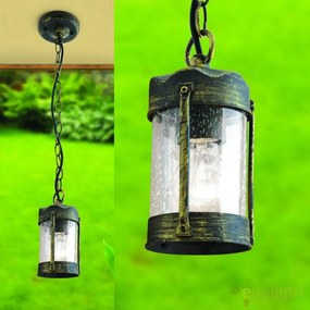 Pendul exterior stil rustic IP23 Taverna AL 11-1170 schwarz-gold OR