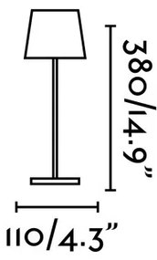 FARO 70776 - LED Lampă de masă cu touch de exterior TOC LED/2,2W/230V IP54