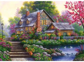 PUZZLE CABANA ROMANTICA 1000 PIESE DESIGN NOU - RAVENSBURGER (RVSPA00464)