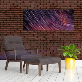 Tablou cu stele șterse pe cer (120x50 cm)