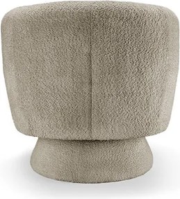 Fotoliu pivotant tesatura boucle taupe BOSSA NOVA