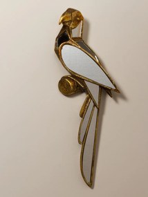 Oglinda decorativa, de perete, din rasina, orientare stanga, Parrot