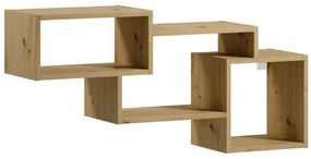 Polita de perete ALITTY 96x46 cm, stejar artisan