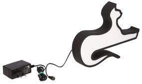 Veioză pentru copii neagră Cat – Candellux Lighting