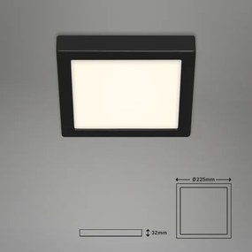 Plafonieră LED FIRE LED/16,5W/230V 22,5x22,5 cm Briloner 3466-415