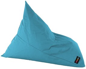 Fotoliu tip sac, material textil turcoaz, VETOK