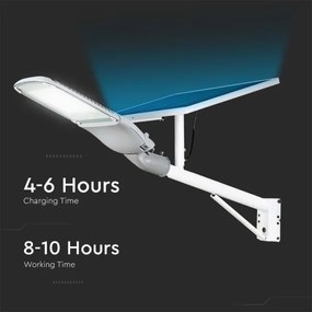 Lampă stradală solară LED SAMSUNG CHIP 50W 6,4V IP65 4000K + telecomandă